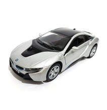 KiNSMART automobilis, BMW i8, sidabrinis