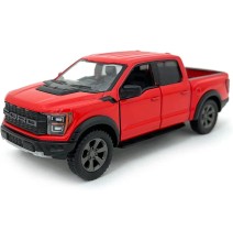 KiNSMART automobilis, 2022 Ford F-150 Raptor, raudonas