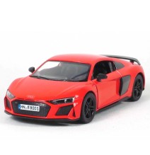 KiNSMART automobilis, 2020 Audi R8 Coupé, raudonas