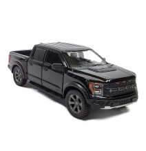 KiNSMART automobilis, 2022 Ford F-150 Raptor, juodas