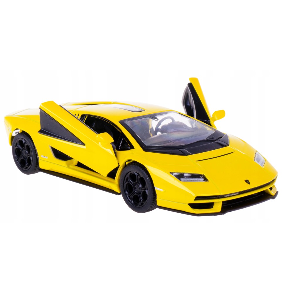 KiNSMART automobilis, Lamborghini Countach LPI 800-4, geltonas