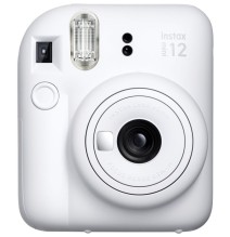 Fujifilm Instax mini 12 camera Clay White + Instax Mini Glossy (10pl) + dėklas