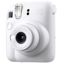 Fujifilm Instax mini 12 camera Clay White + Instax Mini Glossy (10pl) + dėklas