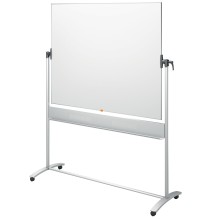 Dvipusė vartoma magnetinė lenta NOBO CLASSIC  150x120 cm, mobilus stovas, balta sp.