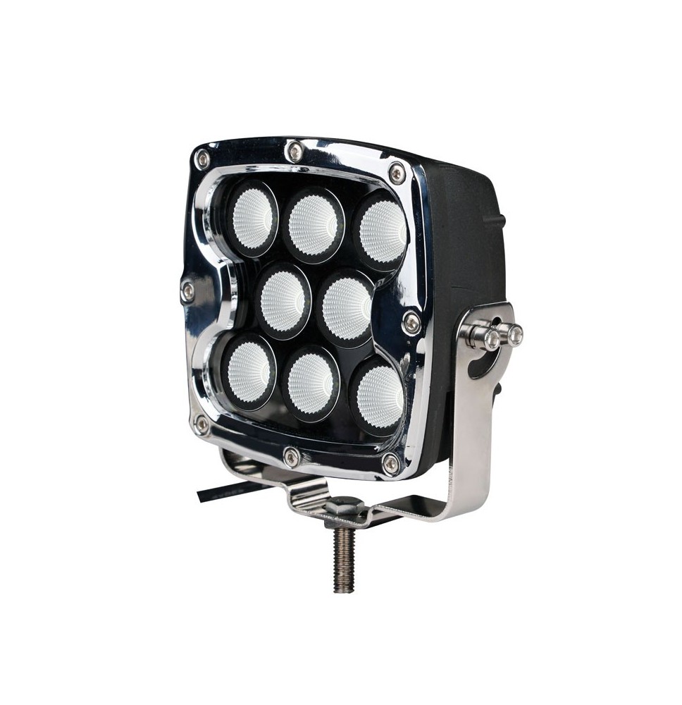 LED papildomas žibintas Chrome, CREE 80W 7" Spot