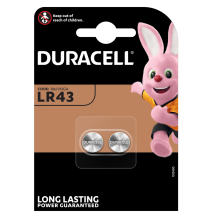 Baterijos DURACELL LR43, 2vnt