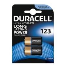 Baterijos DURACELL Lithium 123, 2vnt