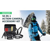 Neewer 50in1 Action Camera Accessory Kit BLACK 10101704 (GoPro priedų rinkinys)