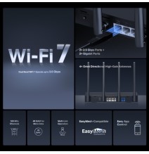 Mercusys BE3600 Dual Band Wi-Fi 7 Maršrutizatorius