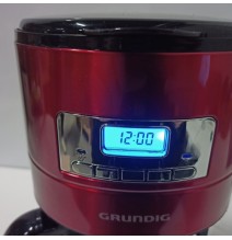 Ecost prekė po grąžinimo Grundig KM 6330 Coffee Machine Red Sense Digital Clock Programmable Start T