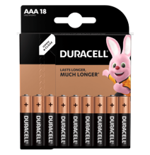 Baterijos DURACELL AAA, LR03 18 vnt