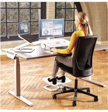 Ergonominė platforma FELLOWES Hana, baltos sp.