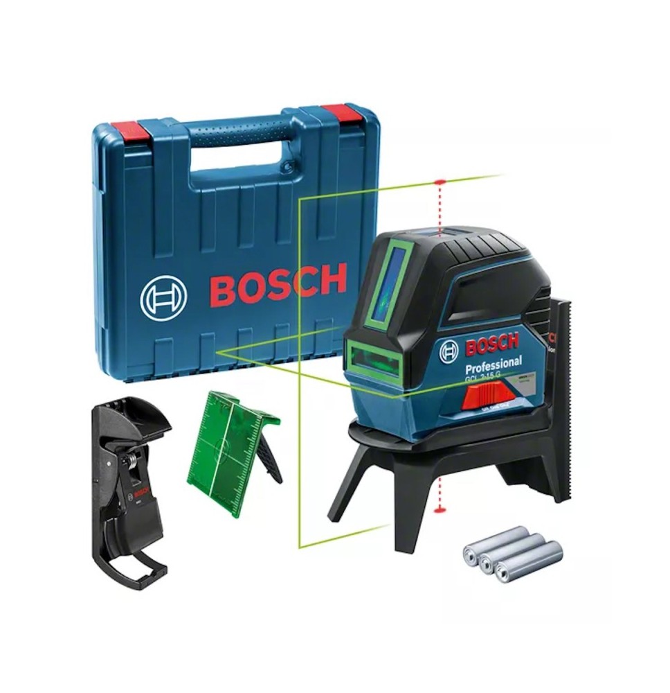 Kombinuotas lazeris BOSCH GCL 2-15 G RM1