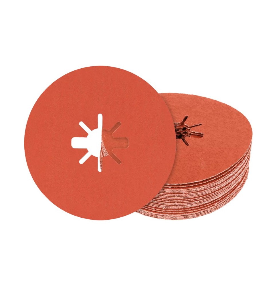 Šlifavimo diskas BOSCH Expert R782 Prisma Ceramic X-LOCK Fibre Disc, 125mm, 22,23mm, G120.