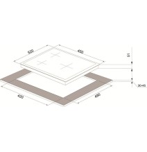 Dujinė kaitlentė BOS 45 BLACK