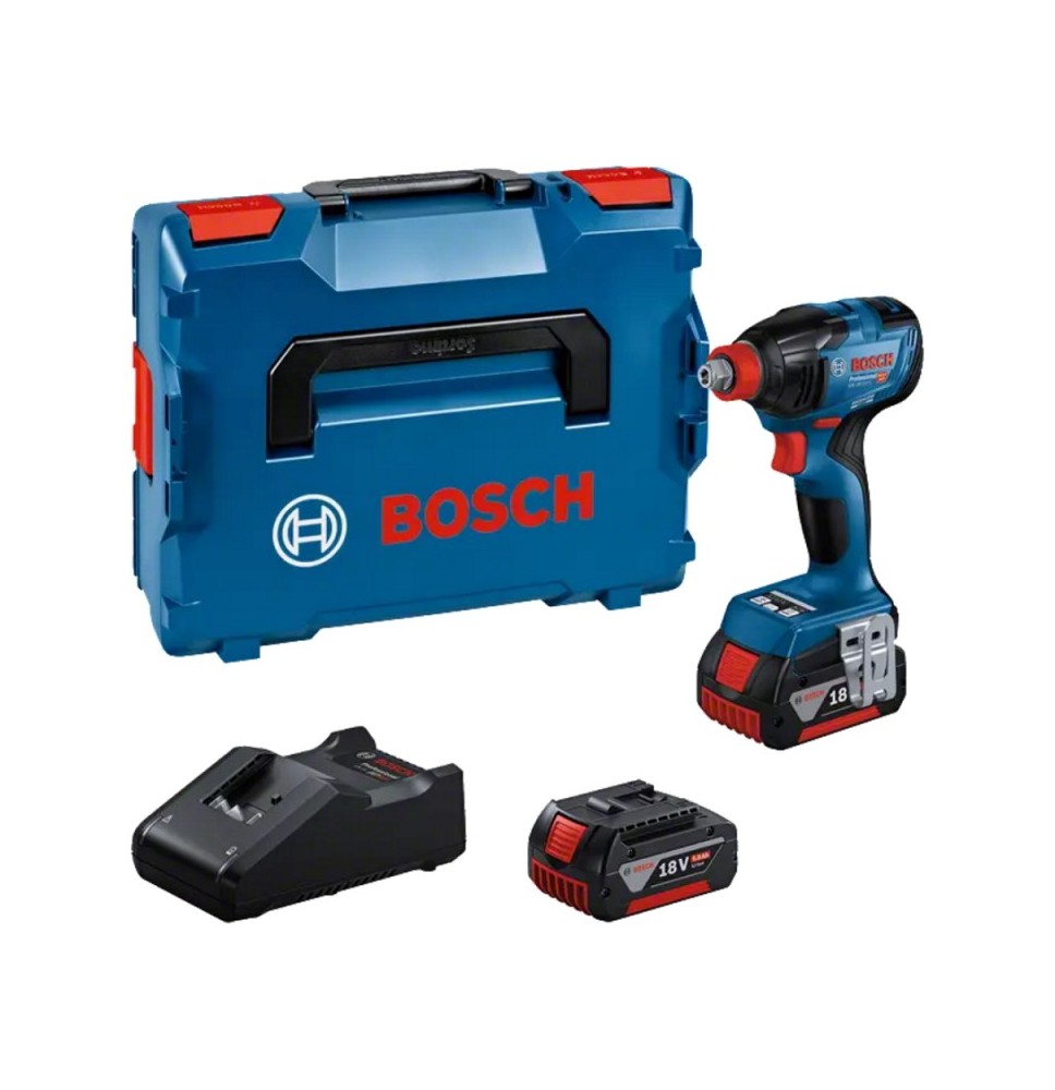 Akumuliatorinis smūginis suktuvas/veržliasukis BOSCH GDX 18V-210 C LB