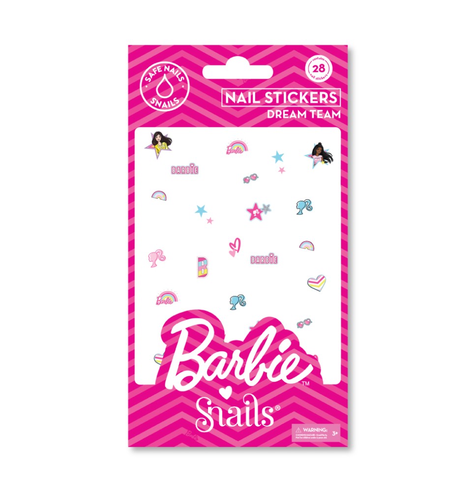 Barbie Snails nagų lipdukai, Dream Team