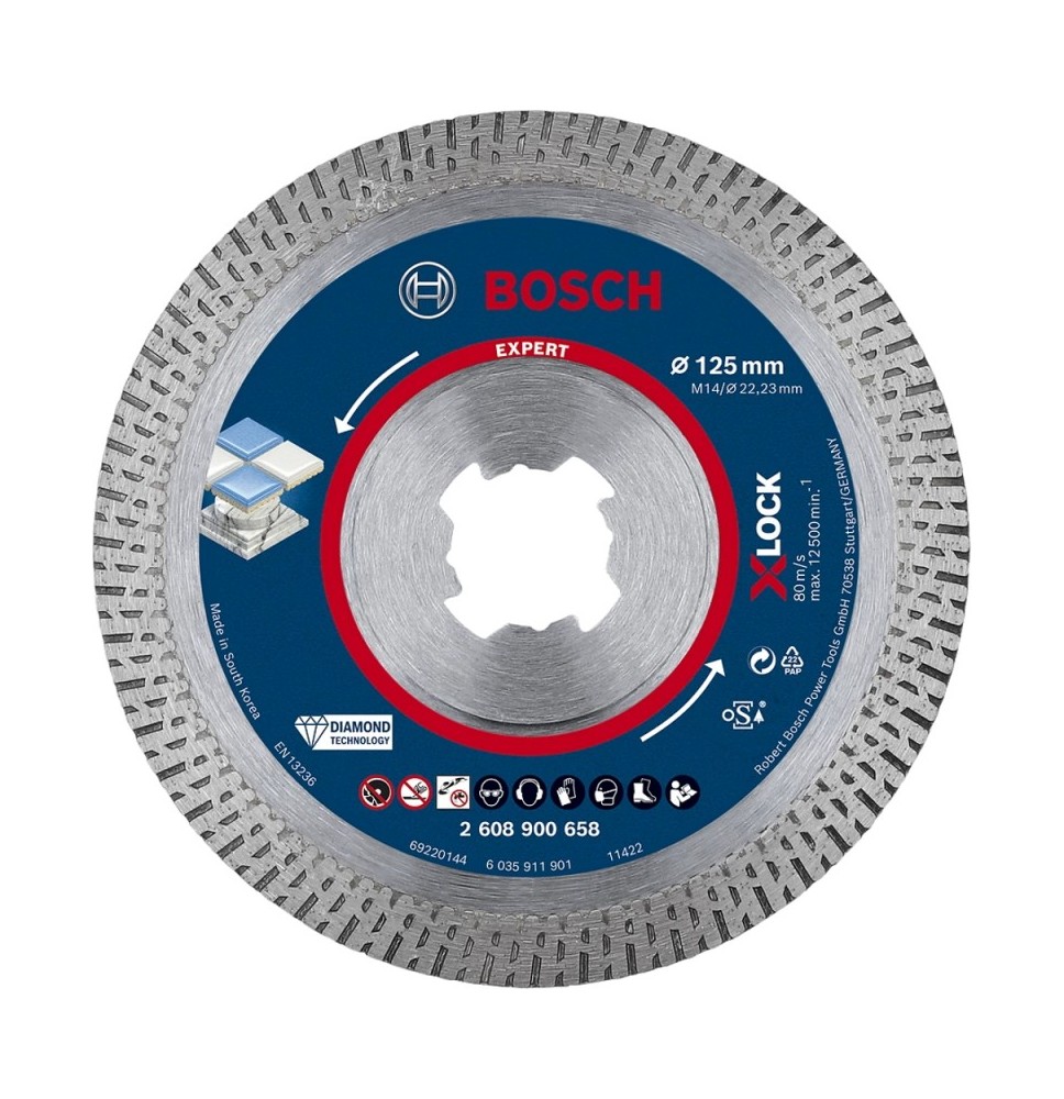 Deimantinis pjovimo diskas BOSCH Expert HardCeramic 125x22,23mm