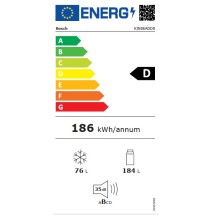 Įmontuojamas šaldytuvas Bosch KIN86ADD0