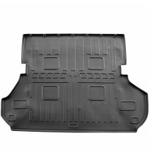 Guminis bagažinės kilimėlis TOYOTA Land Cruiser 100 1998-2007  (5 of 7 seats used) black /6022461