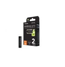 1x2 Panasonic Eneloop Pro Micro 930mAh AAA Ni-MH BK-4HCDE/2BE