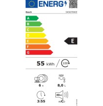 Kompaktinė indaplovė Bosch SKS6ITB00E