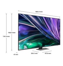 Samsung QN85D (QE75QN85DBTXXH) Neo QLED Televizorius 75'' 4K UHD 3840x2160, Smart TV, Carbon Silver