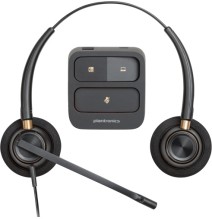 POLY EncorePro HW520 Binaural Laidinės ausinės, USB-A, Juoda