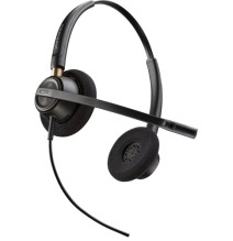 POLY EncorePro HW520 Binaural Laidinės ausinės, USB-A, Juoda