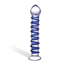 Stiklinis dildo "Spiralė"