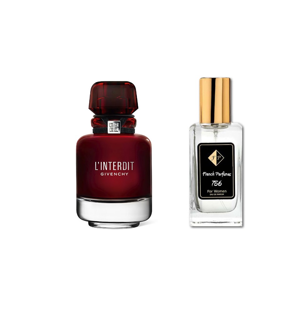 Nr756 kvepalai įkvėpti Givenchy L'Interdit Rouge 104 ml EDP