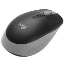 Logitech M190 Full-Size Belaidė pelė, RF Wireless, 1000 DPI, Mid Grey