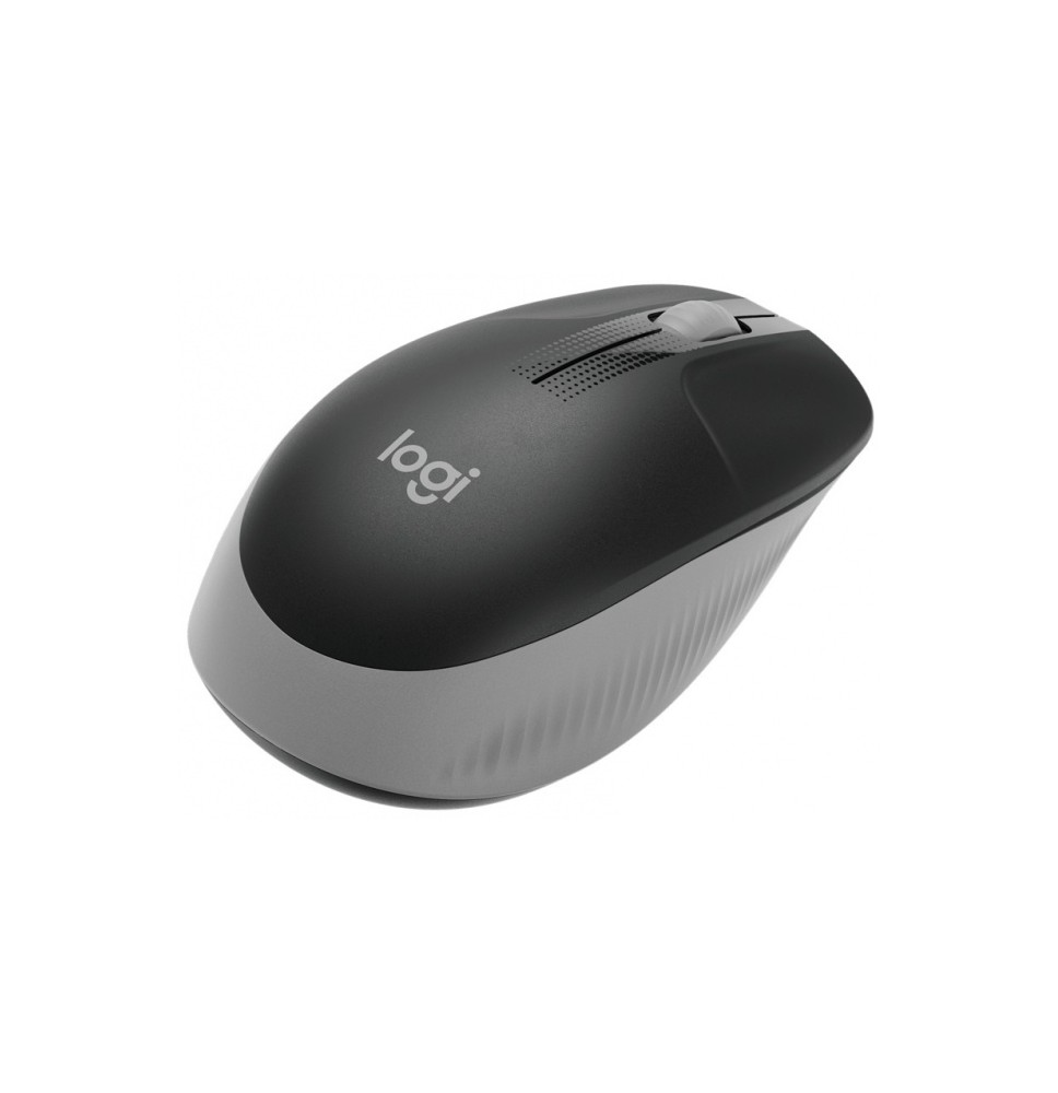 Logitech M190 Full-Size Belaidė pelė, RF Wireless, 1000 DPI, Mid Grey