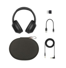 Sony WH-1000XM4 Belaidės/Laidinės ausinės, Bluetooth, 3.5mm jack, Juoda