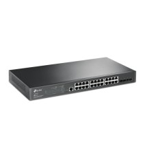 TP-Link JetStream 24-Port Gigabit L2 Managed Ethernet šakotuvas su 4 SFP jungtimis