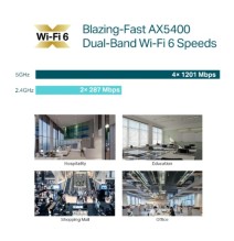 TP-Link Omada AX5400 Ceiling Mount WiFi 6 Prieigos taškas