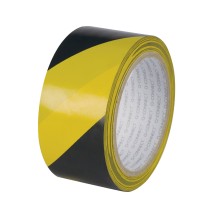 Signalinė juosta lipni 48mm x 20m black&yellow