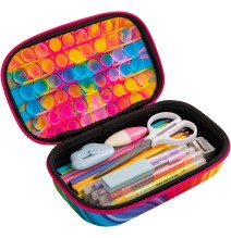 Penalas-pieštukinė ZIPIT ZIP & POP Storage Box, vaivorykštė