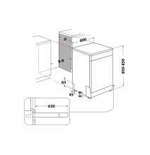 Indaplovė Whirlpool W7F HS51 X