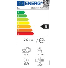 Įmontuojama indaplovė Beko DIS35023E