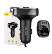 Baseus FM Transmitter T typed Bluetooth 2xUSB microSD (Black)