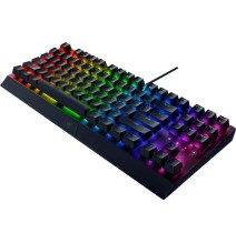 Razer Blackwidow V3 Tenkeyless Laidinė žaidimų klaviatūra, RGB LED, USB, US, Green Switch, Juoda