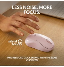 Logitech M240 Silent Belaidė pelė, Bluetooth, Rose