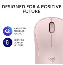 Logitech M240 Silent Belaidė pelė, Bluetooth, Rose