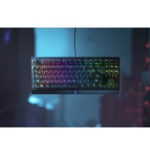 Razer Blackwidow V3 Tenkeyless Laidinė žaidimų klaviatūra, RGB LED, USB, US, Green Switch, Juoda