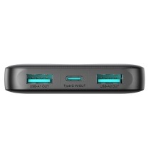 Joyroom Powerbank JR-PBF12 with 3 Ports Output USB+Type C 10000mAh 22.5W Black