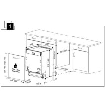 Įmontuojama indaplovė Beko BDIN25323