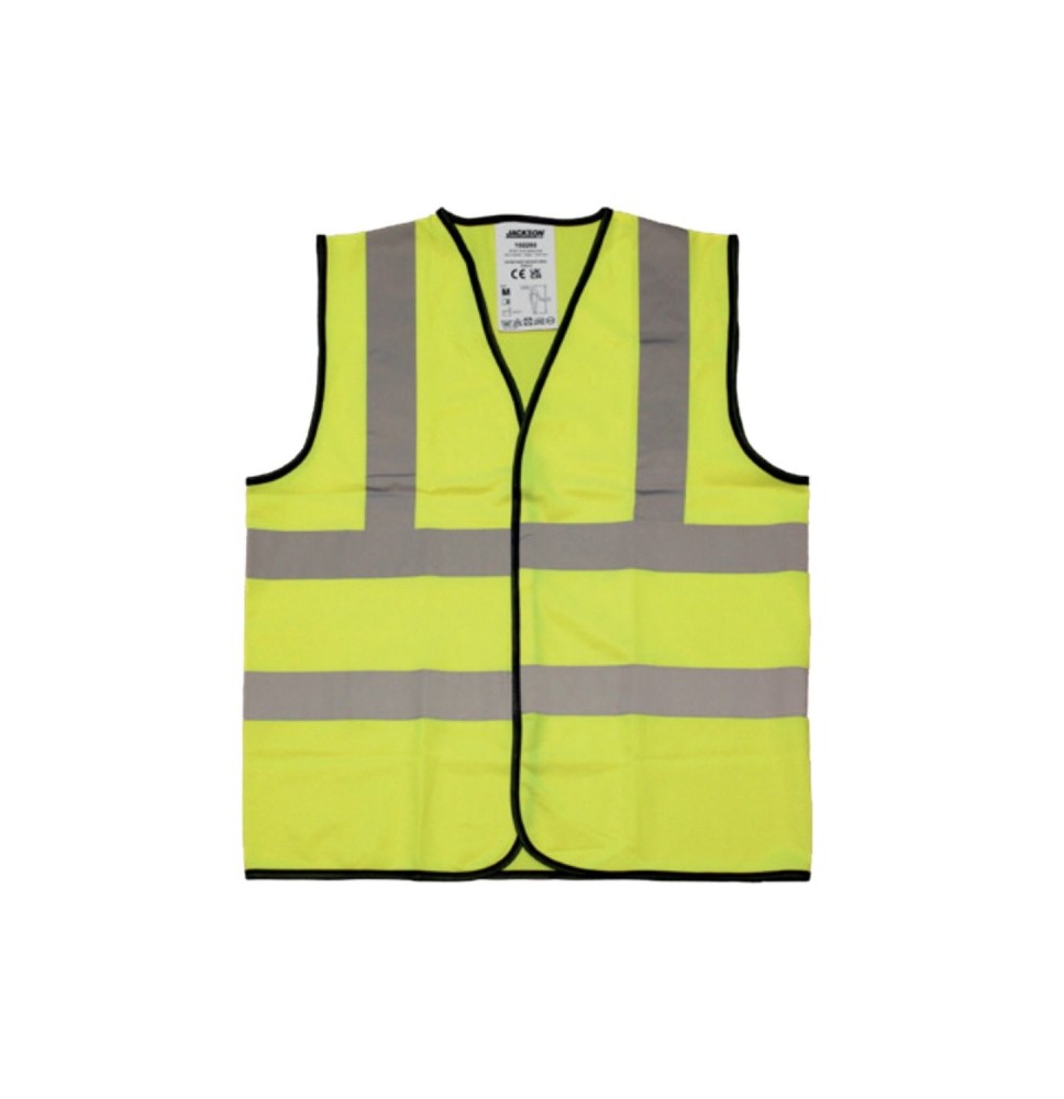 Šviesą atspindinti liemenė JACKSON SAFETY Hi-Vis Tricot Safety Vest, geltona 2XL