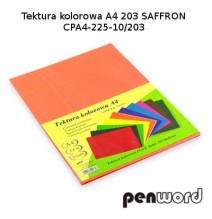 Kartonas A3/10l 225g oranžinis PenWord