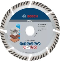 Deimantinis pjovimo diskas BOSCH Universal 150x22,23mm